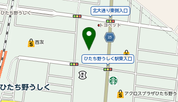 オートバックスひたち野うしく店の地図画像