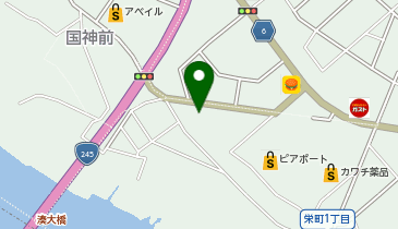 カーコンビニ倶楽部イソザキB.Pセンターの地図画像