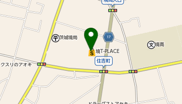 車検のコバックT-PLACE境町店の地図画像