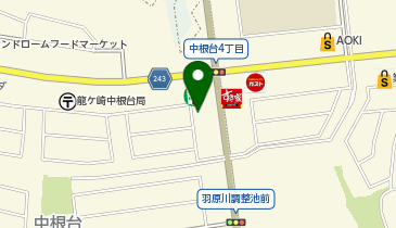 マクドナルド竜ヶ崎ニュータウン店の地図画像