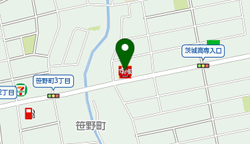 すき家ひたちなか店の地図画像
