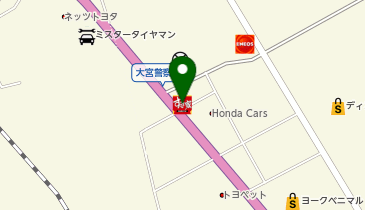 すき家118号常陸大宮泉店の地図画像