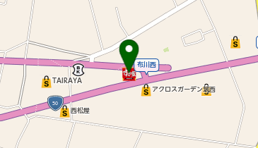 すき家50号筑西布川店の地図画像