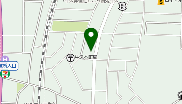 すき家牛久中央店の地図画像