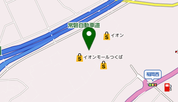 牛角焼肉食堂イオンモールつくば店の地図画像