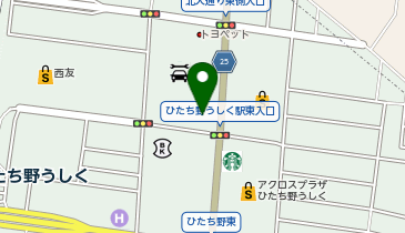 牛角食べ放題専門店ひたち野うしく店の地図画像