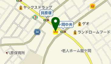 デニーズ竜ヶ崎藤が丘店の地図画像