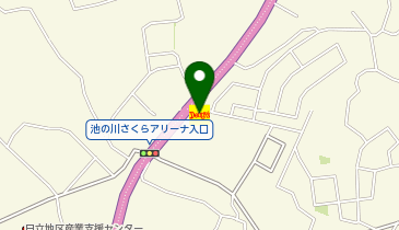 デニーズ日立成沢店の地図画像