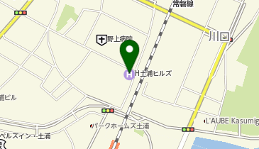 ホテル土浦ヒルズの地図画像