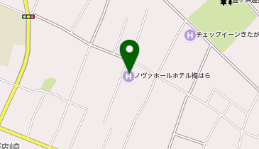 ノヴァホールホテル梅はらの地図画像