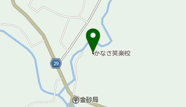 金砂ふるさと体験交流施設かなさ笑楽校の地図画像
