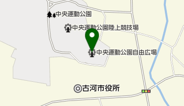 中央運動公園自由広場の地図画像