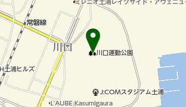 J:COMフィールド土浦の地図画像