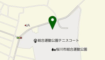 桜川市岩瀬体育館の地図画像