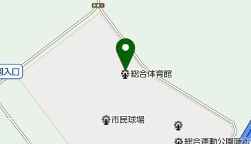 ひたちなか市総合体育館の地図画像