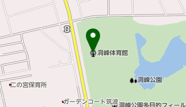 洞峰体育館の地図画像