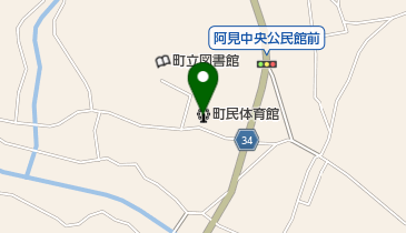 阿見町町民体育館の地図画像