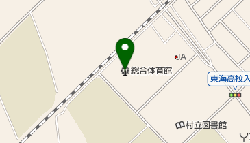 東海村総合体育館の地図画像