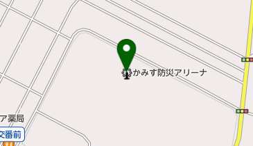 かみす防災アリーナの地図画像
