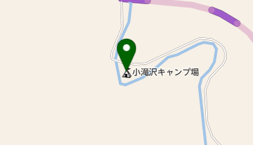 小滝沢キャンプ場の地図画像