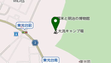 大洗キャンプ場の地図画像