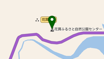 花貫ふるさと自然公園センターの地図画像