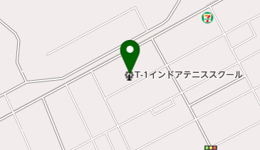T-1インドアテニススクールの地図画像