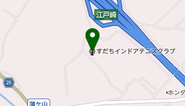 すだちインドアテニスクラブの地図画像