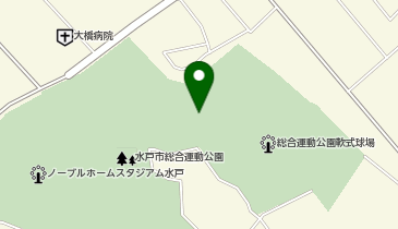 総合運動公園テニスコートの地図画像