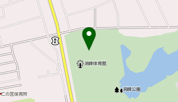 洞峰公園テニスコートの地図画像