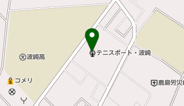 テニスポート・波崎の地図画像