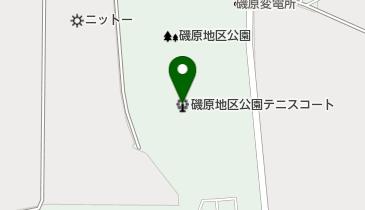 磯原地区公園テニスコートの地図画像