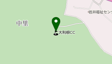大利根カントリークラブの地図画像