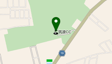 筑波カントリークラブの地図画像