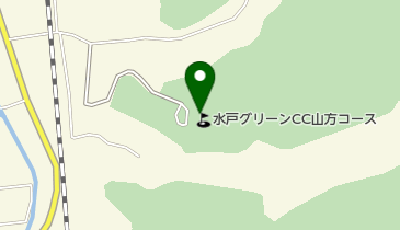 水戸グリーンカントリークラブ山方コースの地図画像