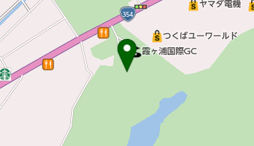 霞ヶ浦国際ゴルフコースの地図画像