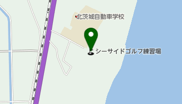 シーサイドゴルフ練習場の地図画像