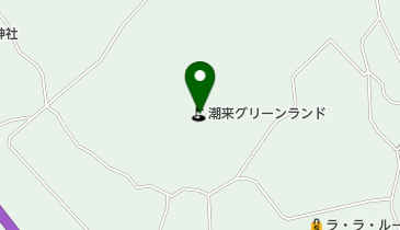 潮来グリーンランドの地図画像