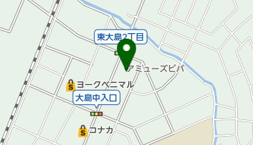 アミューズビバの地図画像