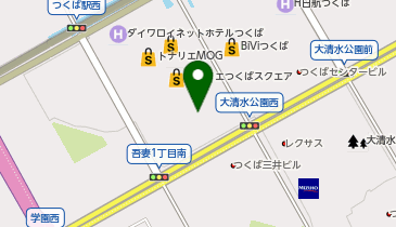 GiGOトナリエクレオつくばの地図画像