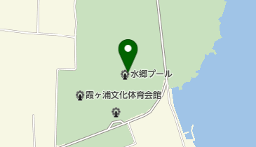 水郷プールの地図画像