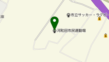河和田市民運動場の地図画像