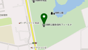 洞峰公園多目的フィールドの地図画像