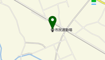 上大野市民運動場の地図画像