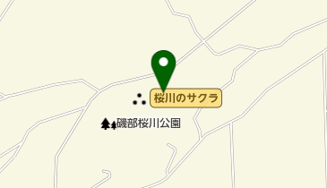 桜川公園の地図画像