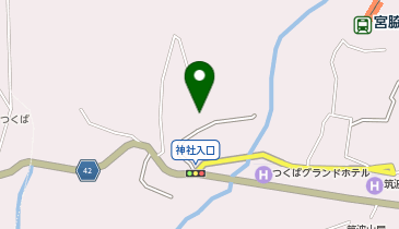 筑波山の地図画像