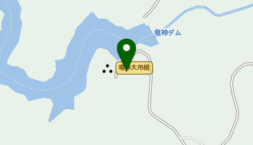 竜神峡鯉のぼりまつりの地図画像