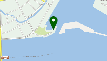 那珂湊港那珂川河口の地図画像