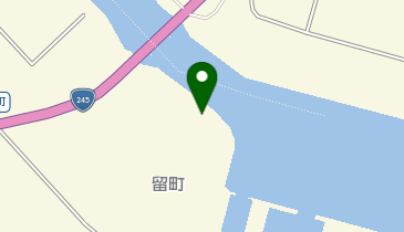 日立港新堤防の地図画像