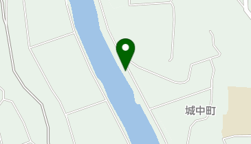 牛久沼稲荷川河口の地図画像